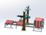 Al-frame 3-axis Case Palletizer for light weight